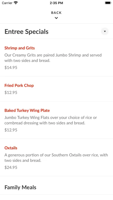 Rays Southern Foods স্ক্রিনশট