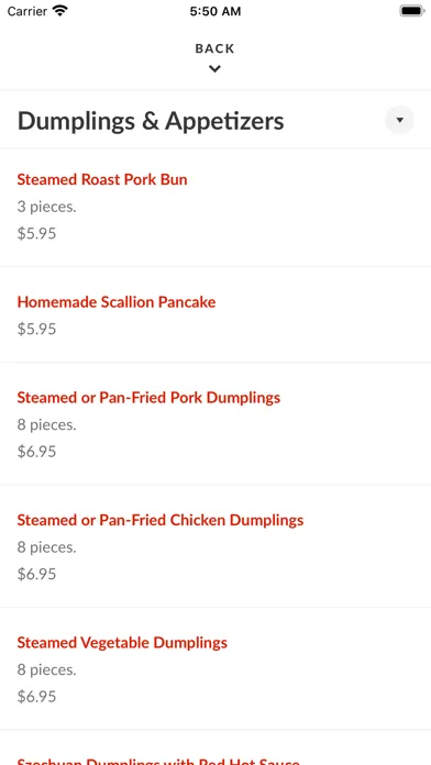 Ren Dumpling & Noodle House سکرین شاٹس