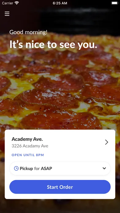 Ảnh chụp màn hình của Rita's Pizza