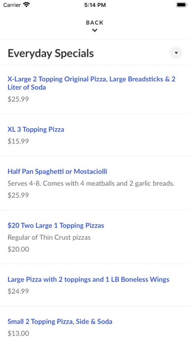 Rosa's Pizza Screenshots