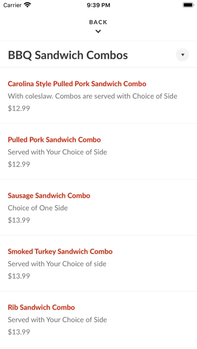 Captures d'écran de Smokin Pig BBQ