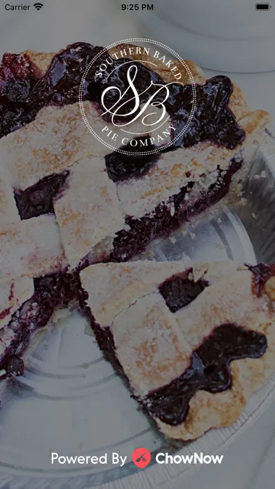Tangkapan skrin Southern Baked Pie Company