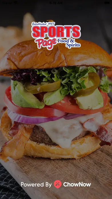 Capturas de tela do Sports Page Food & Spirits