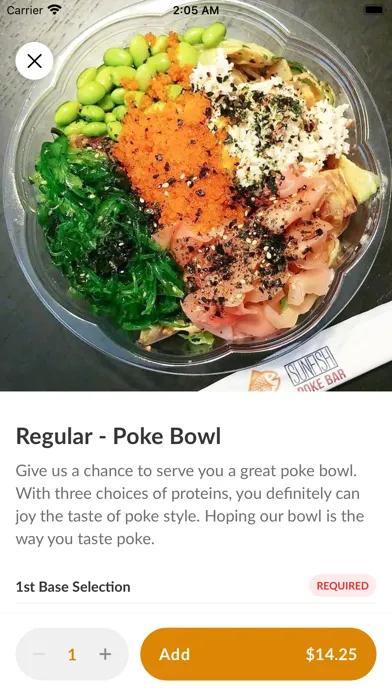 Sunfish Poke Ekran Görüntüleri