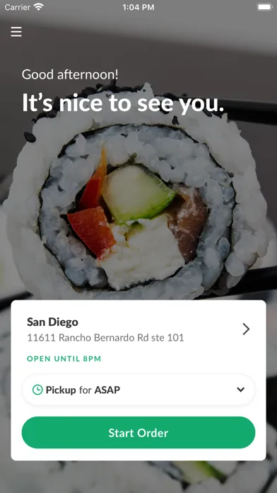 Ảnh chụp màn hình của Sushi Kami