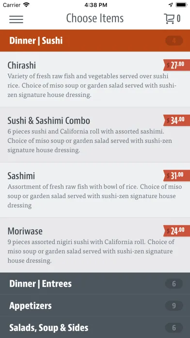 ภาพหน้าจอของ Sushi Zen 2 Go