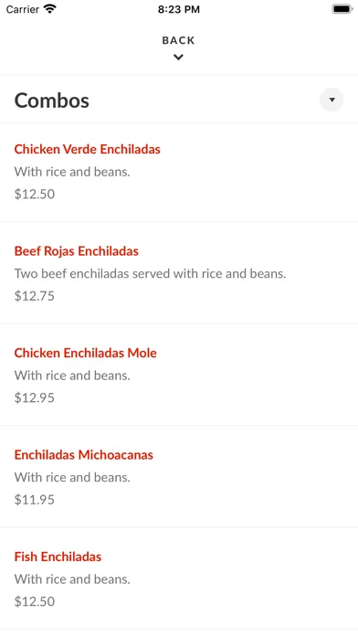 Tere's Mexican Grill应用截图