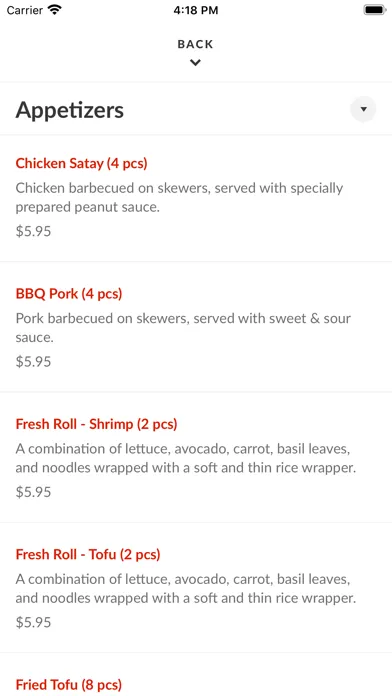 Thai Noodle Bar To Go Screenshots