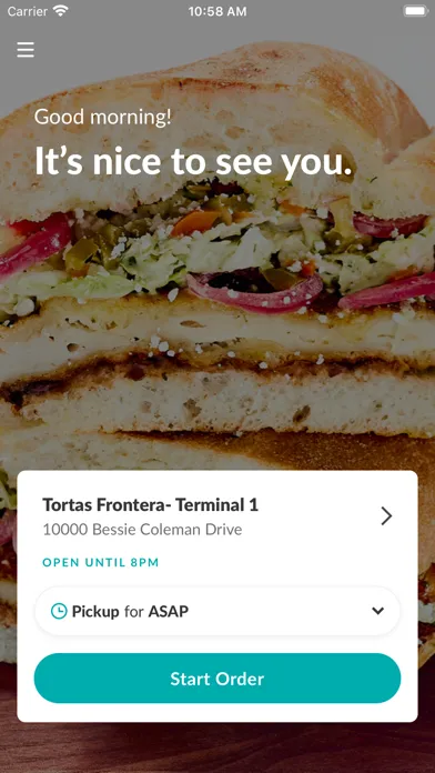 Tangkapan layar Tortas Frontera
