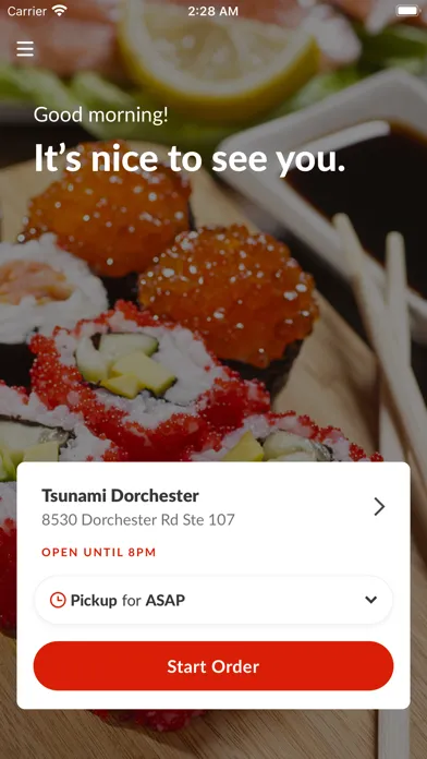 Captures d'écran de Tsunami Sushi To Go