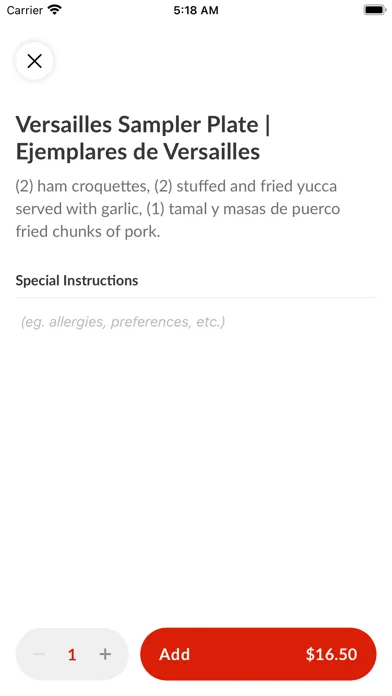 Versailles Restaurant Ekran Görüntüleri