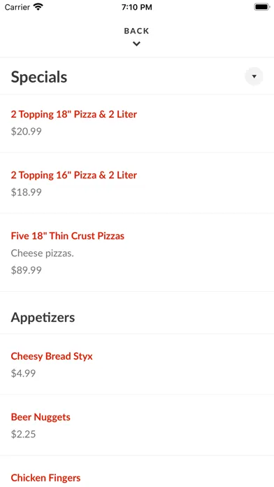 Vini's Pizza Elkgrove Ekran Görüntüleri