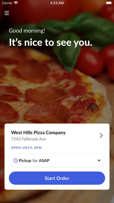 Capturas de pantalla de West Hills Pizza Company