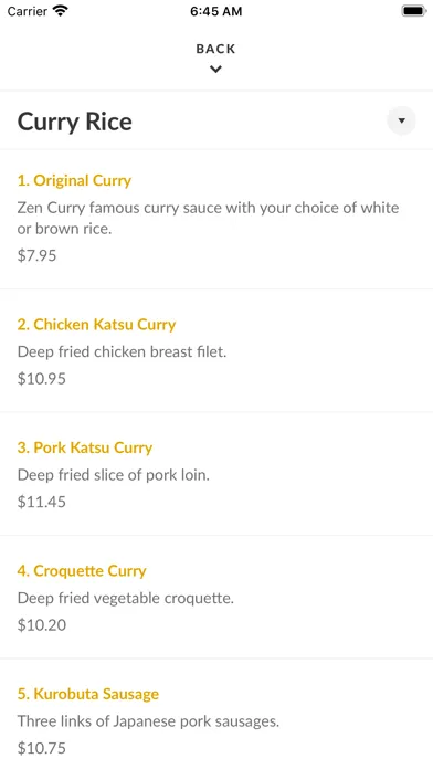 Zen Curry Express スクリーンショット
