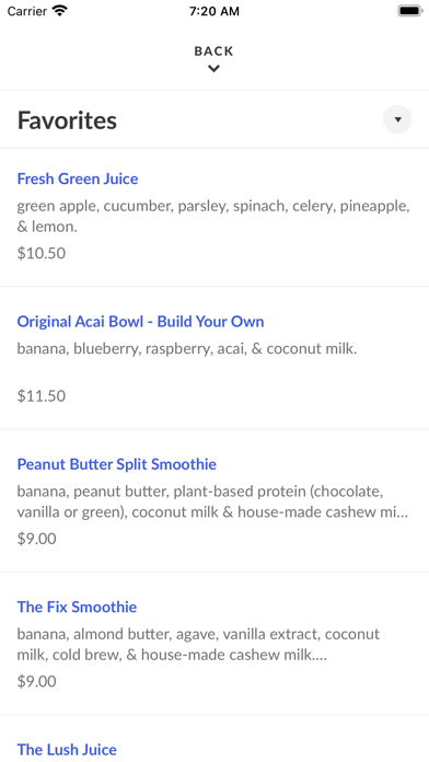Zest Juice Co应用截图