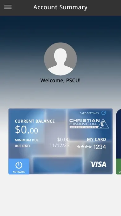 CFCU Credit Screenshots