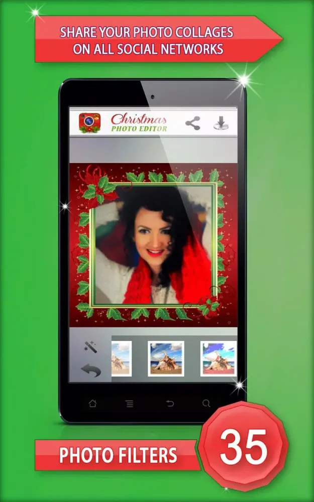 Christmas Photo Editor Screenshots