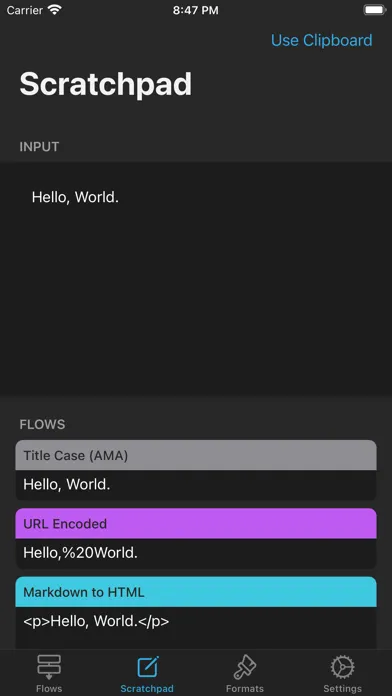Tangkapan layar Text Case