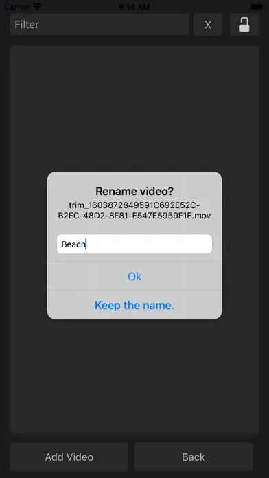 Capturas de tela do Video Archiver