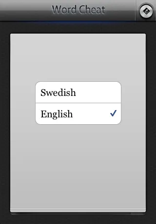 Screenshot di Word Cheat