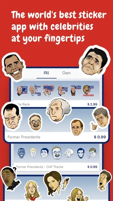صور CelebritySticker - Messenger
