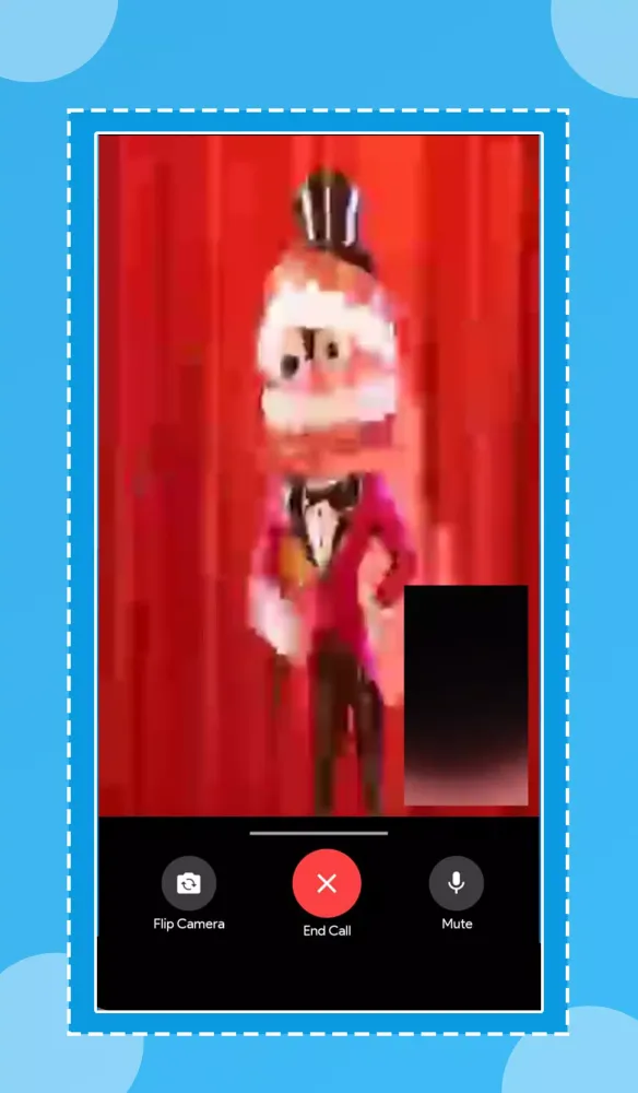 Tangkapan layar Circus Digital fake call video