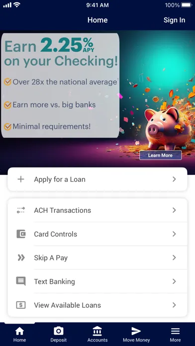 Tangkapan skrin Citizens Federal Credit Union