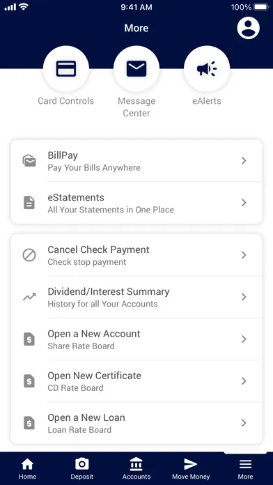 Tangkapan skrin Citizens Federal Credit Union