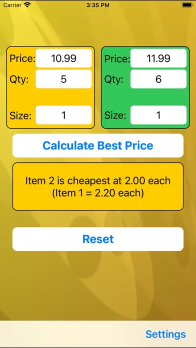 Zrzuty ekranu Best Price Checker
