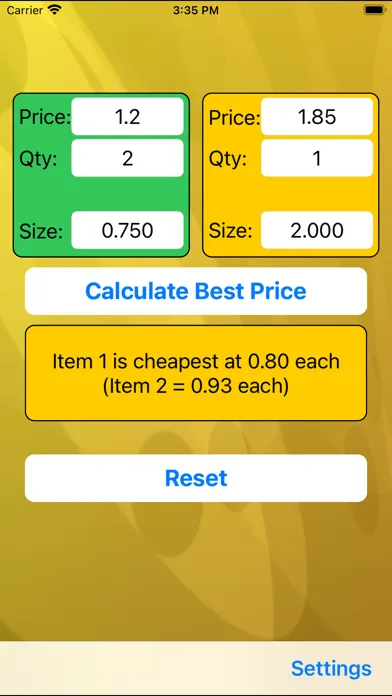 Zrzuty ekranu Best Price Checker