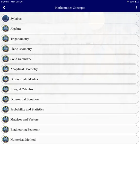Civil Engineering Reviewer iPad  스크린샷