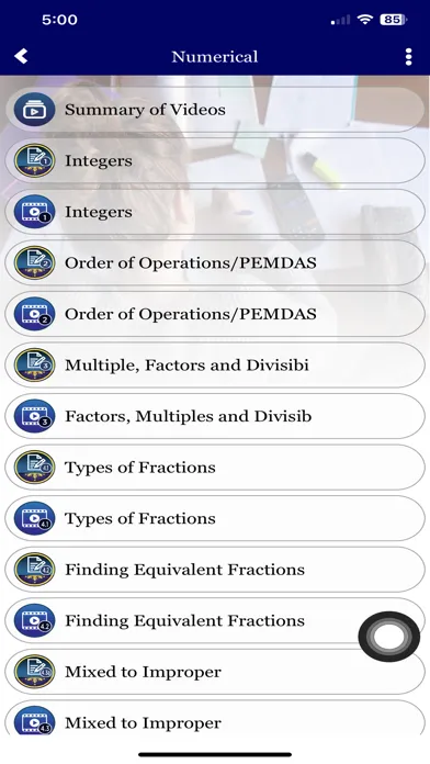 Zrzuty ekranu REO Civil Service Exam Review