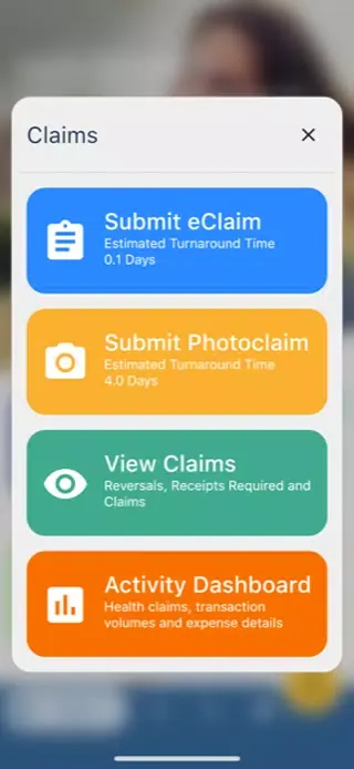 Screenshot di ClaimSecure eProfile