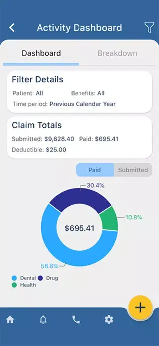 Screenshot di ClaimSecure eProfile