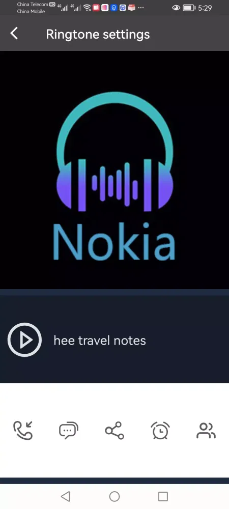 Tangkapan skrin classic nokia ringtones