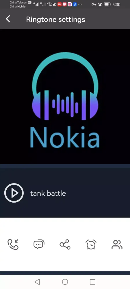 Tangkapan skrin classic nokia ringtones
