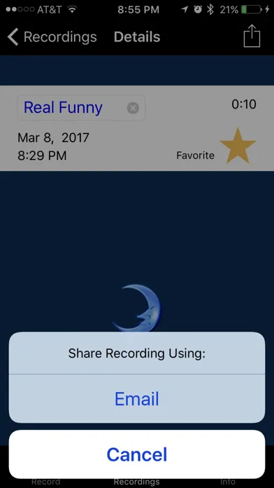 Capturas de tela do Do I Sleep Talk: Record snore and sleep talking!