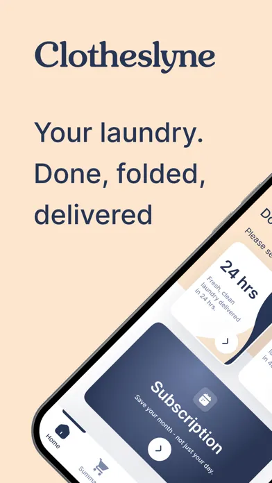 Clotheslyne On-Demand Laundry 스크린샷