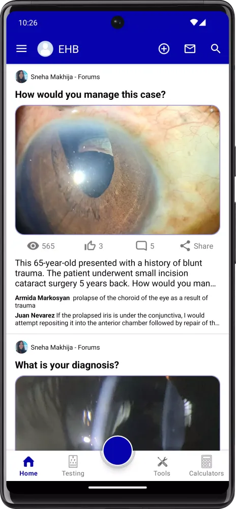 Eye Handbook Screenshots