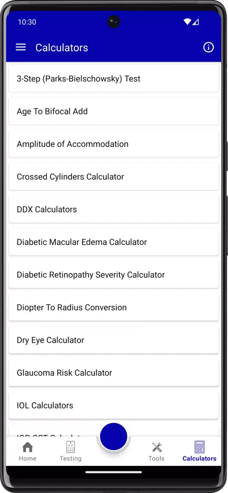 Eye Handbook Screenshots
