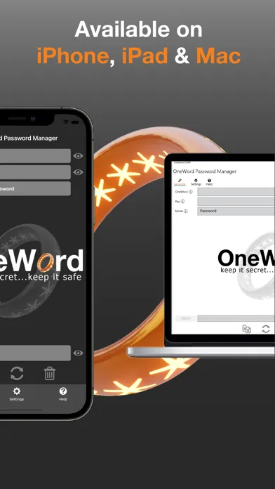 صور OneWord Password Manager