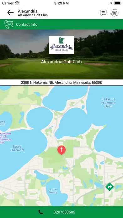 Captures d'écran de Alexandria Golf Club