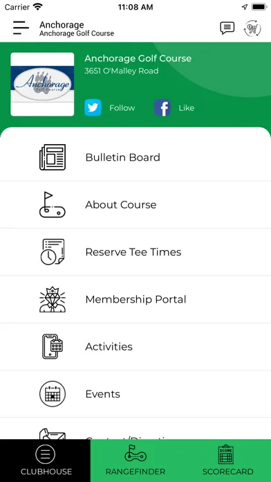 Captures d'écran de Anchorage GC