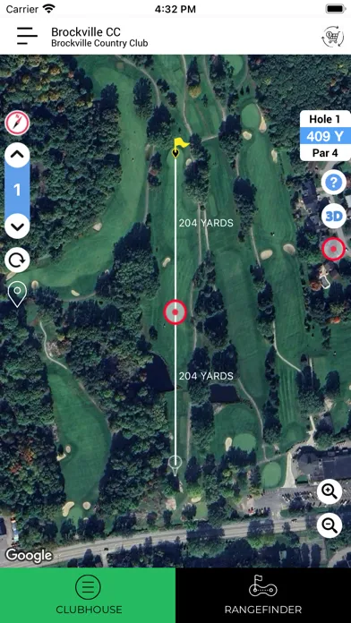 Tangkapan skrin Golf BCC