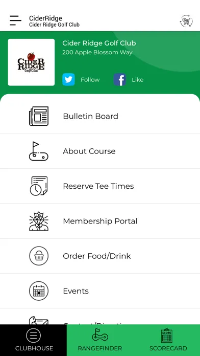 Cider Ridge Golf Club スクリーンショット