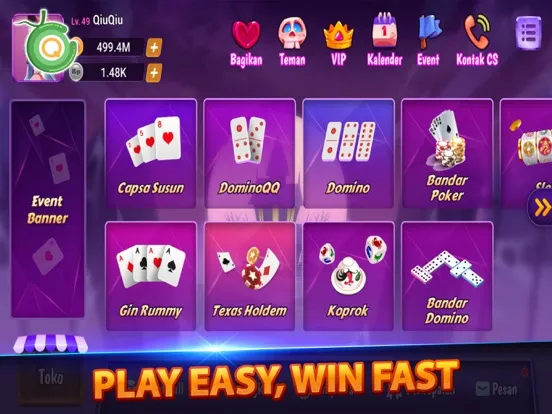 ภาพหน้าจอของ Coco - Capsa Domino QQ Poker iPad 