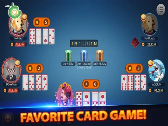 ภาพหน้าจอของ Coco - Capsa Domino QQ Poker iPad 