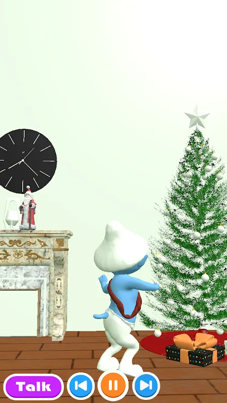Capturas de tela do Dancing Smurf Cat