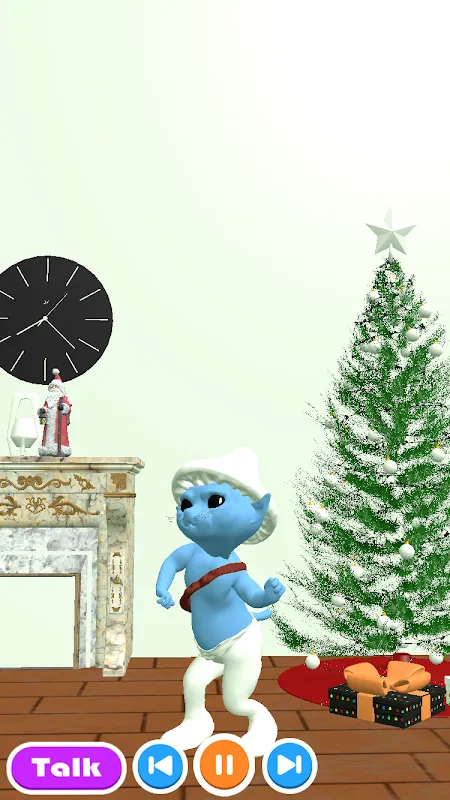 Capturas de tela do Dancing Smurf Cat