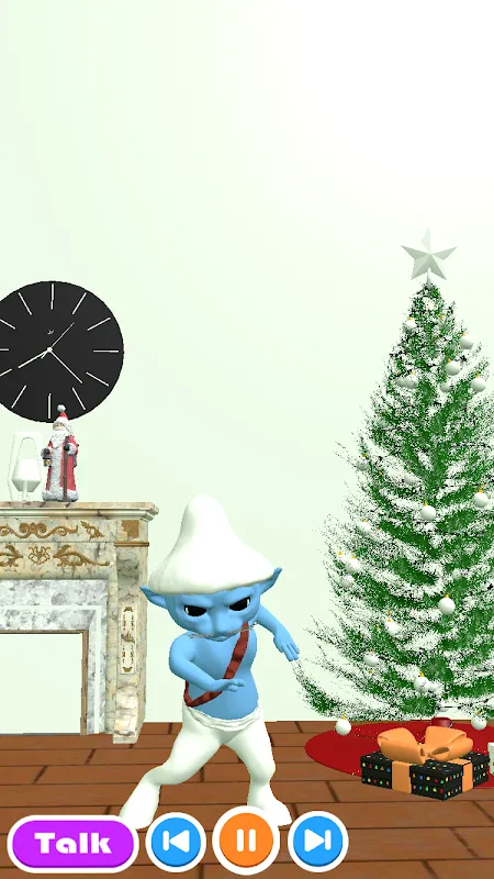 Capturas de tela do Dancing Smurf Cat